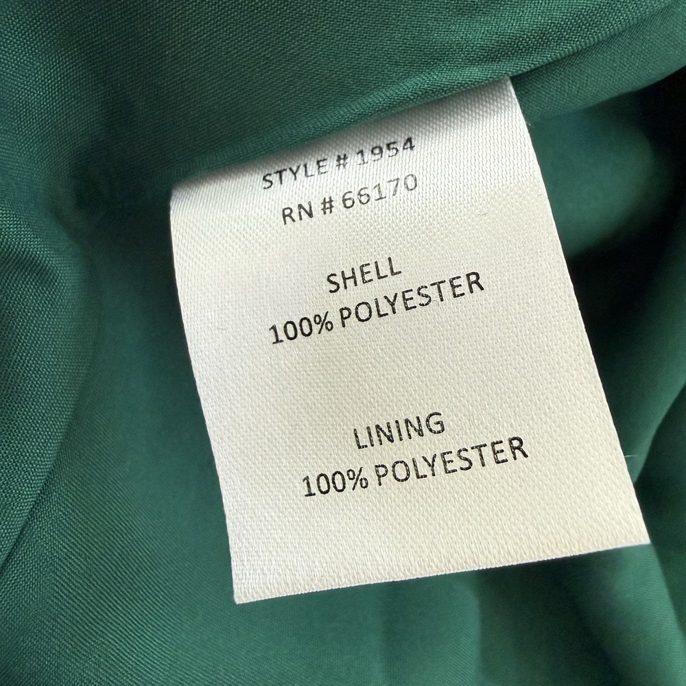Modcloth Hutch Just Bee Yourself‎ Size 10 Green Midi Dress Faux Wrap - Picture 6 of 10